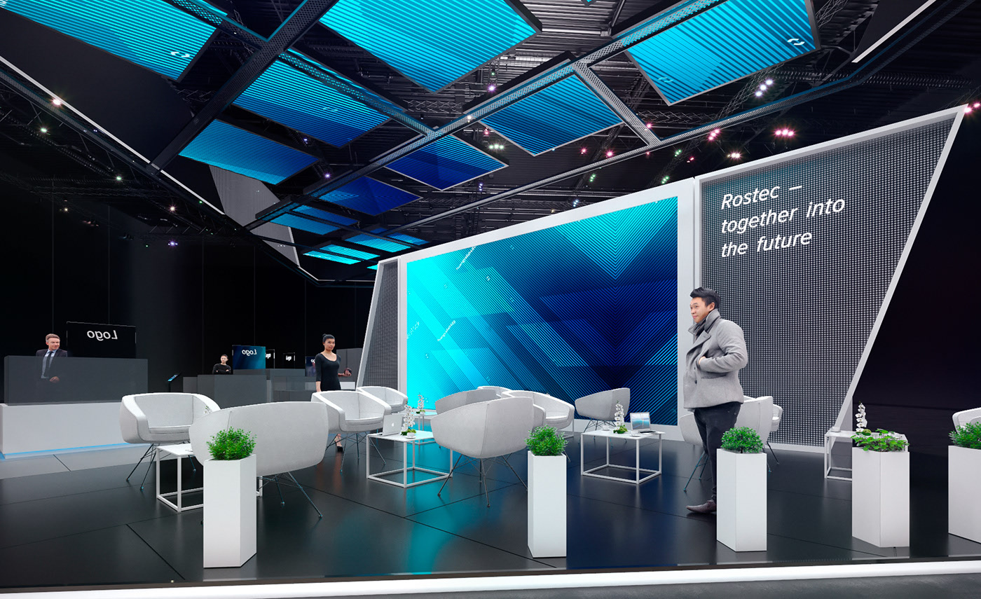 Rostec展臺設(shè)計