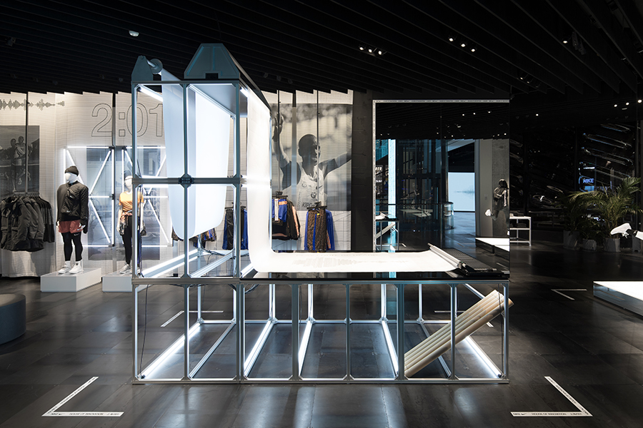 耐克展臺設計體驗館