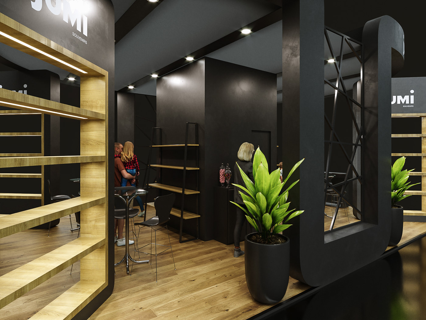 jumi圓形展臺設(shè)計細節(jié)