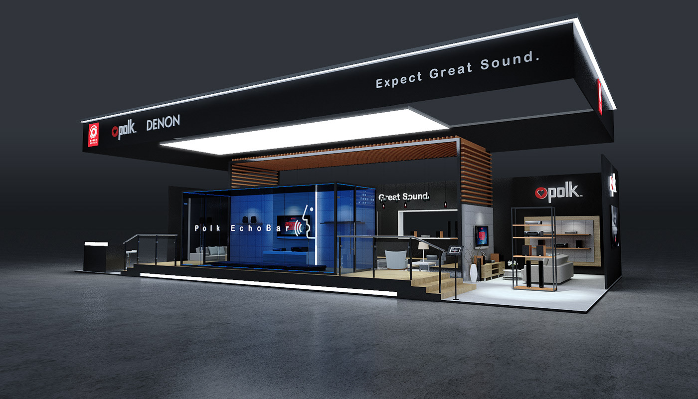 DENON展臺設(shè)計方案